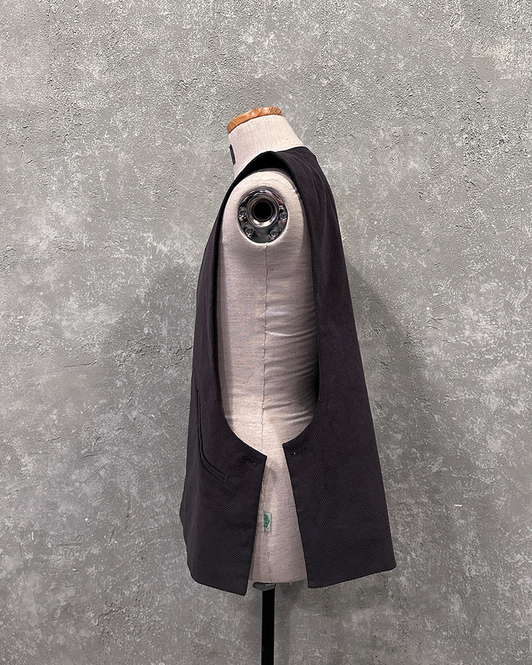 Double layer blazer in black