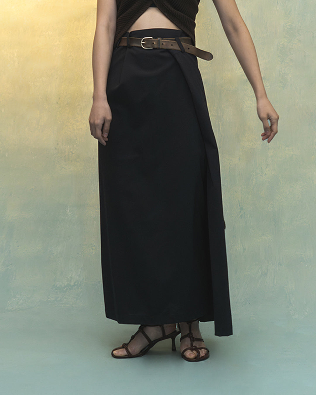 Kung fu 3 way pants in black suiting