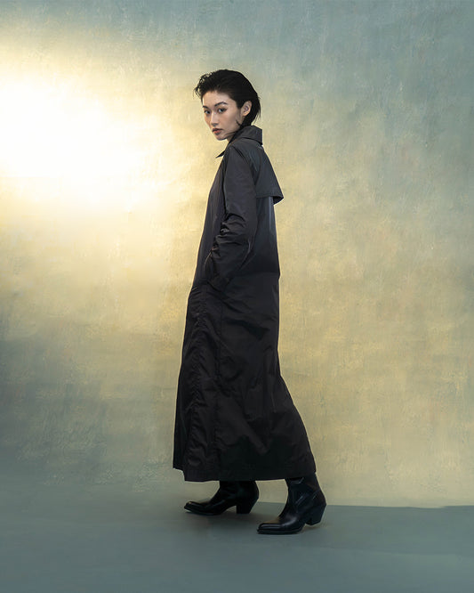 Rain coat T in brown
