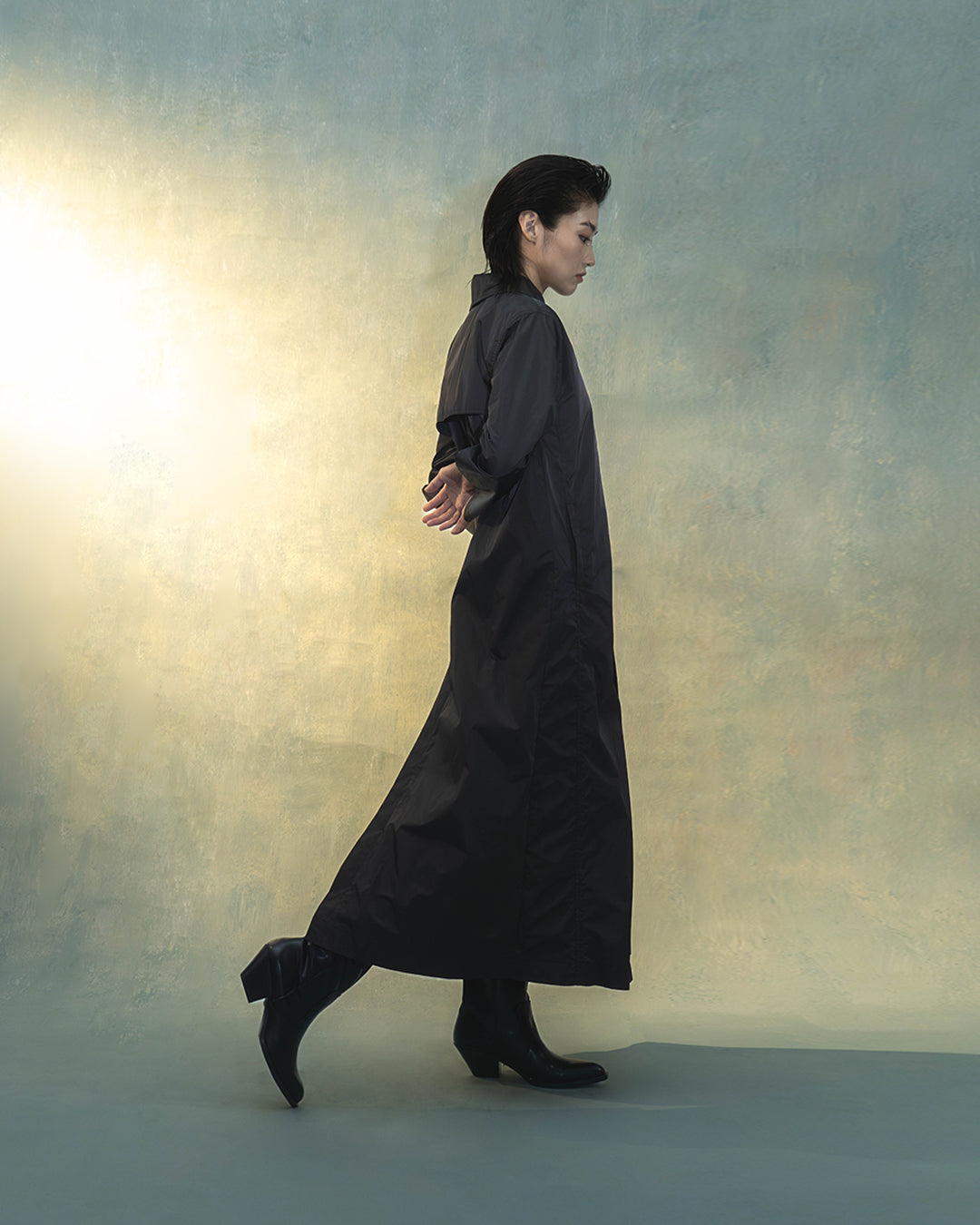 Rain coat T in brown