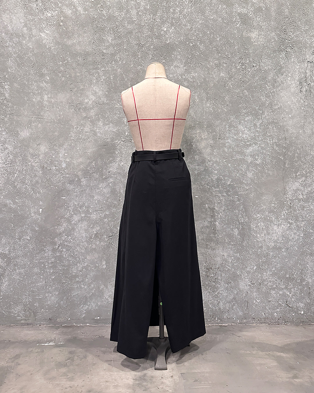 Kung fu 3 way pants in black suiting