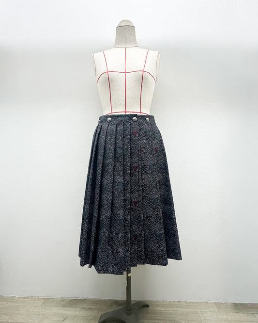 Fold 2 way tube top / skirt in vintage kimono fabric (one of a kind)