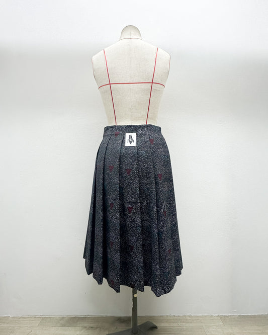 Fold 2 way tube top / skirt in vintage kimono fabric (one of a kind)