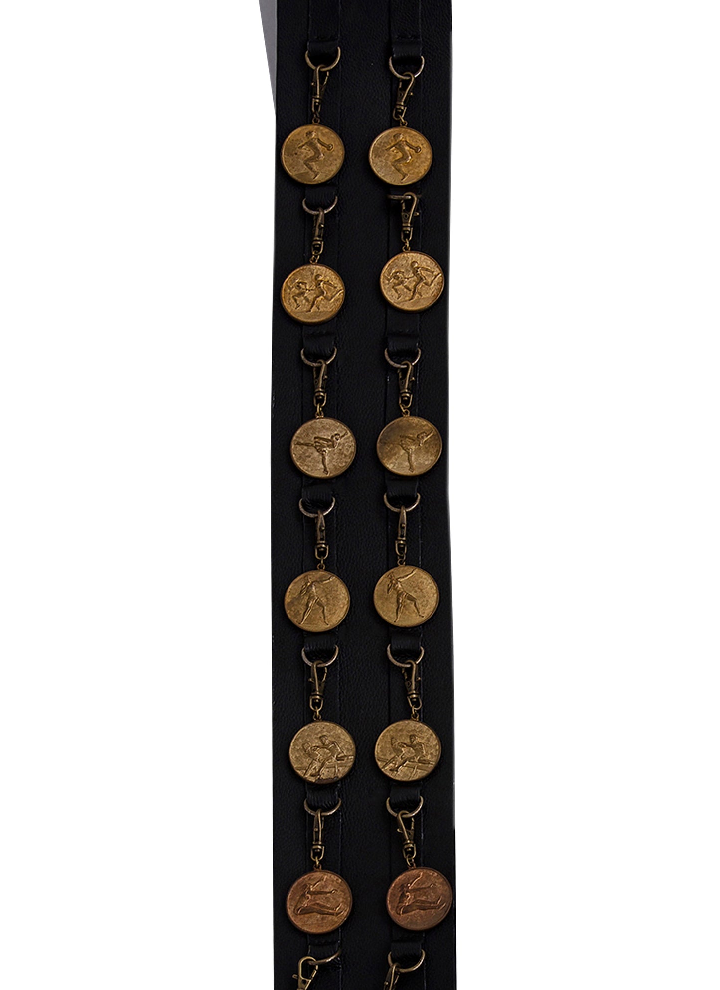 Vintage sports medal keychain