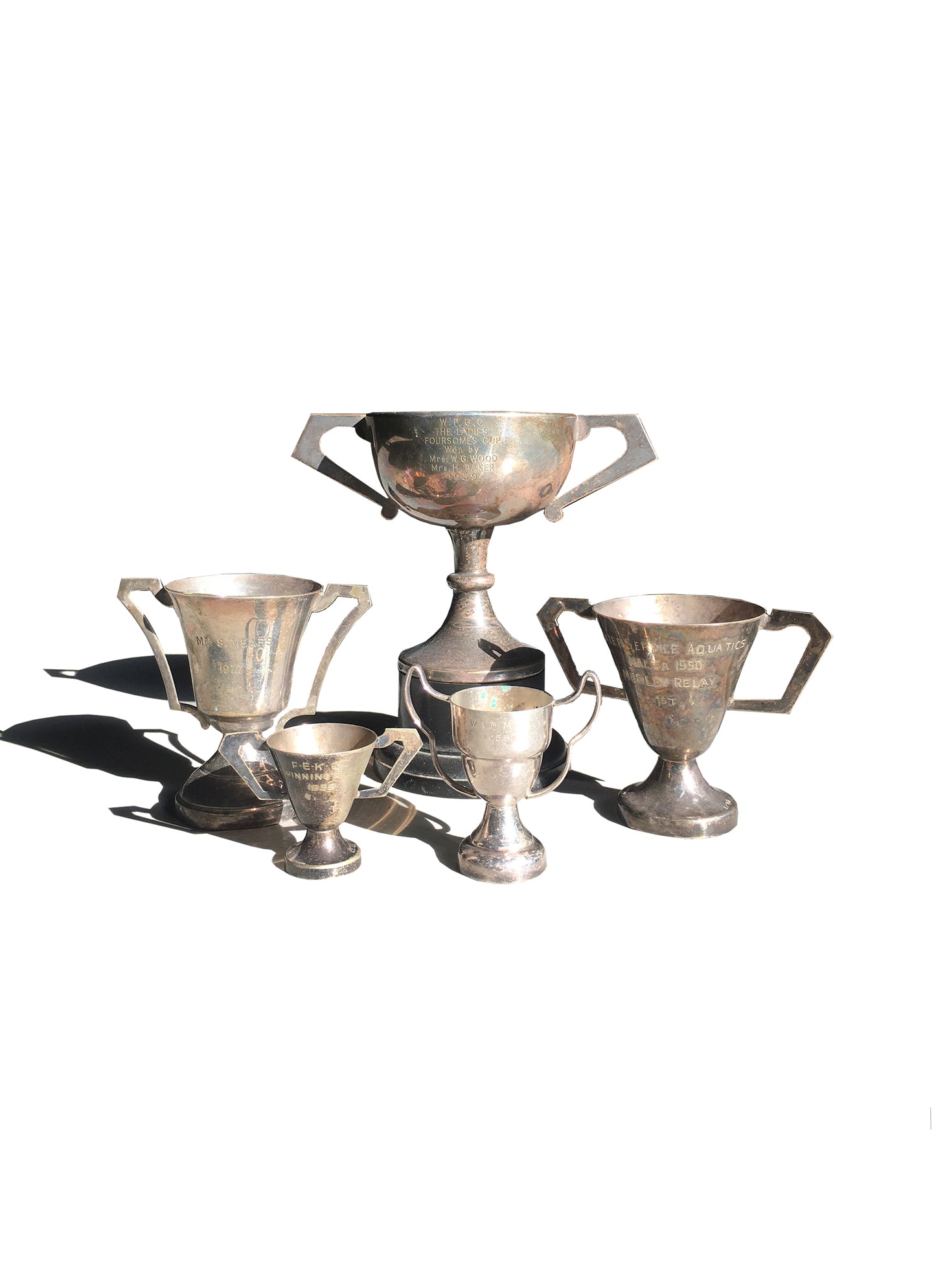 Vintage Mini Trophies Set