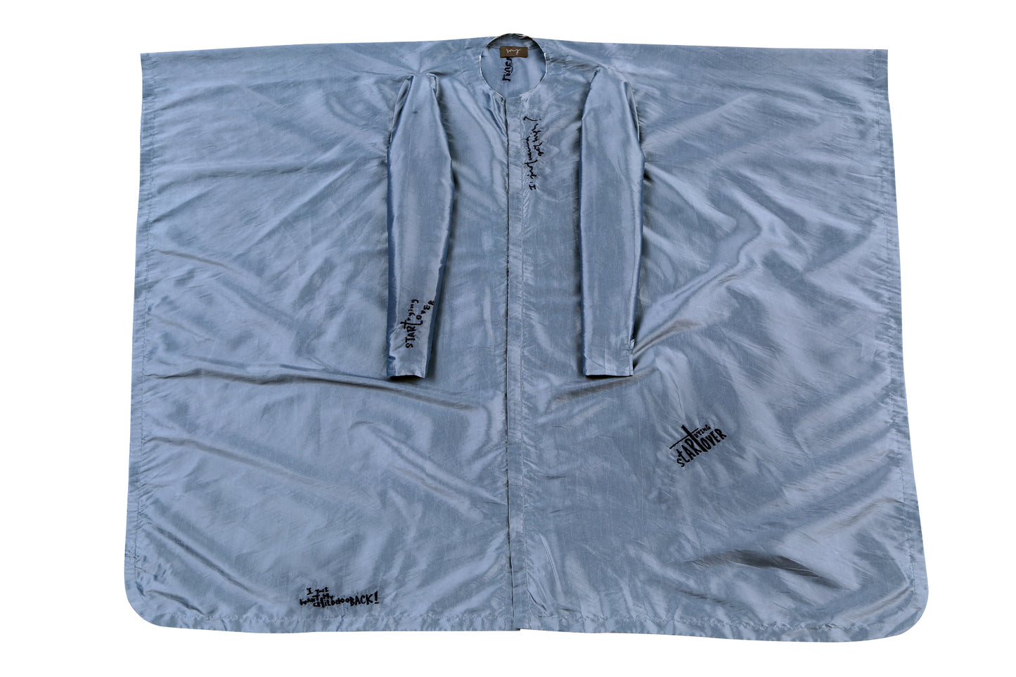 Embroidery bed-sheet shirt dress