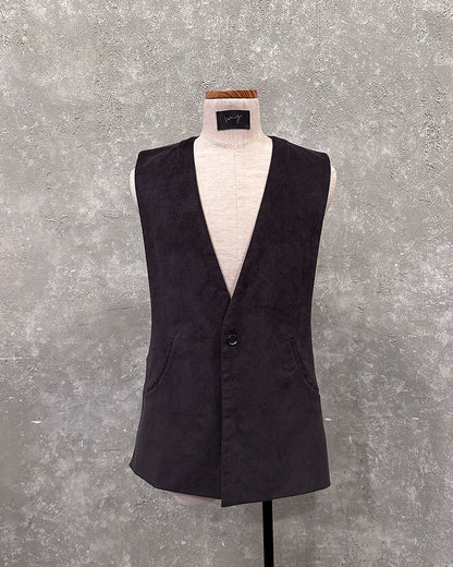 Double layer blazer in black