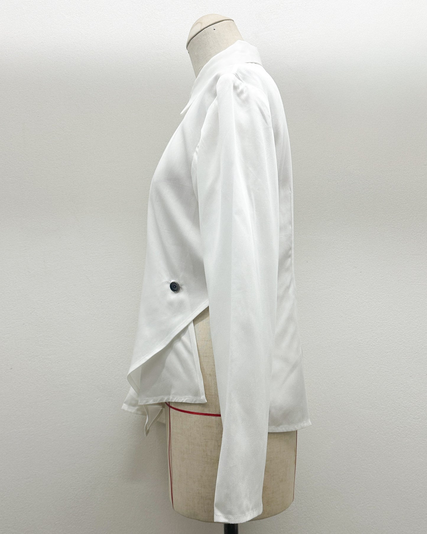 Cross button up shirt in white