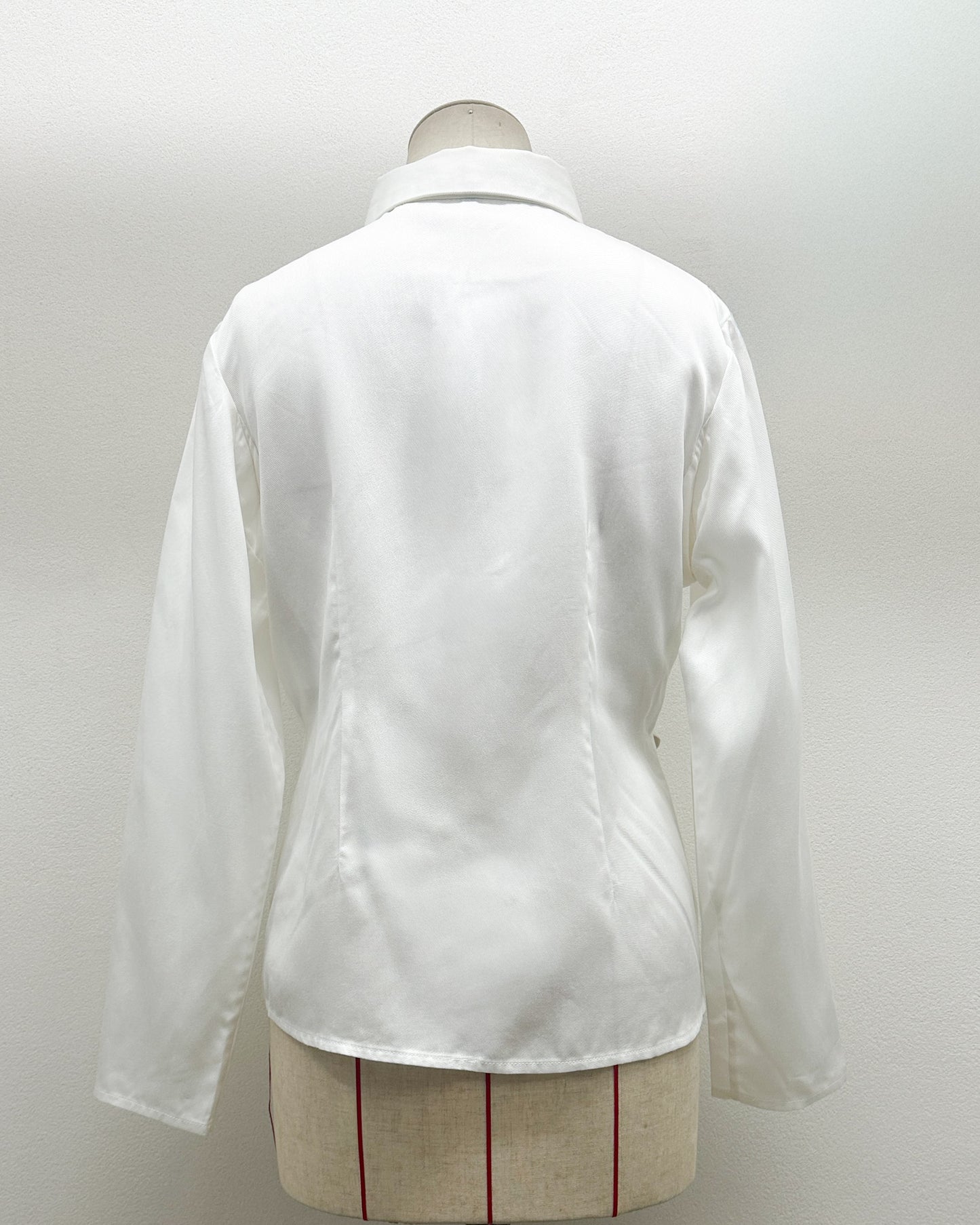 Cross button up shirt in white