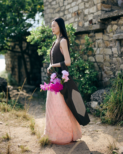 Tribe message maxi dress