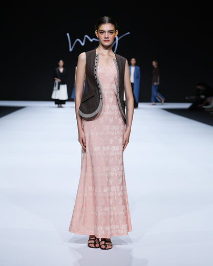 Tribe message maxi dress