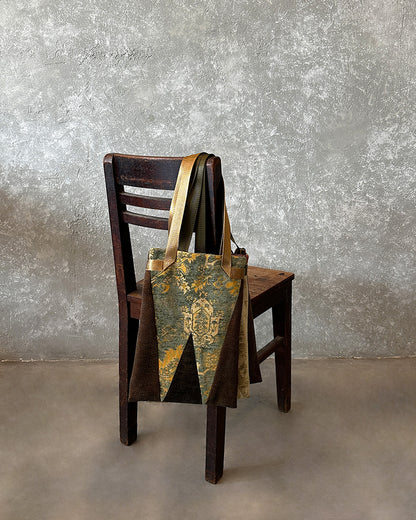 W A4 ipad/document tote in furniture cotton velvet