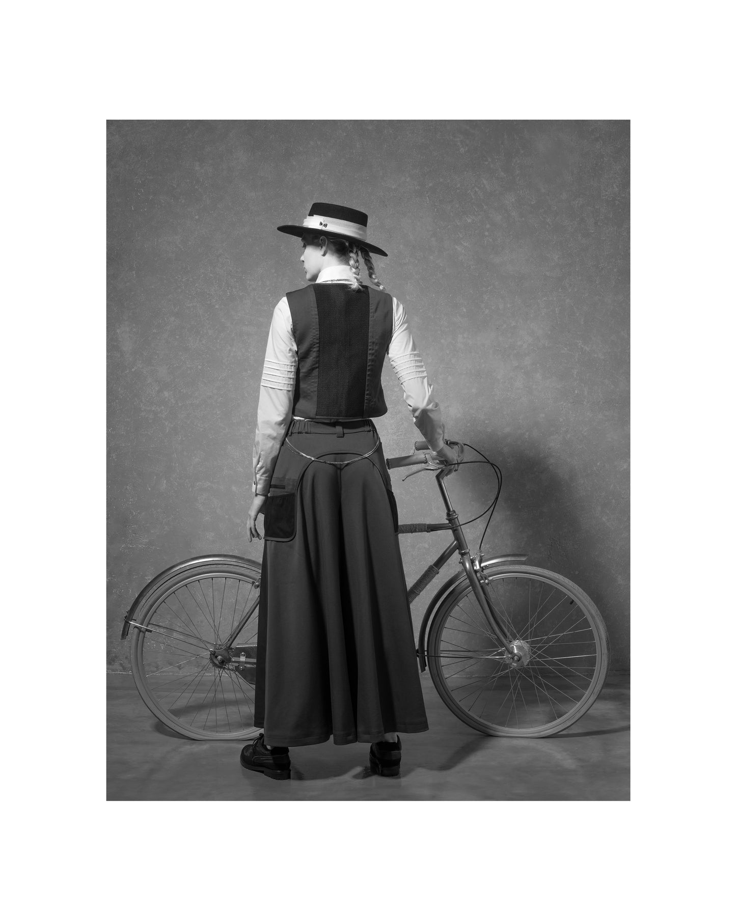 Archery formal mini vest in grey (LAST ONE)