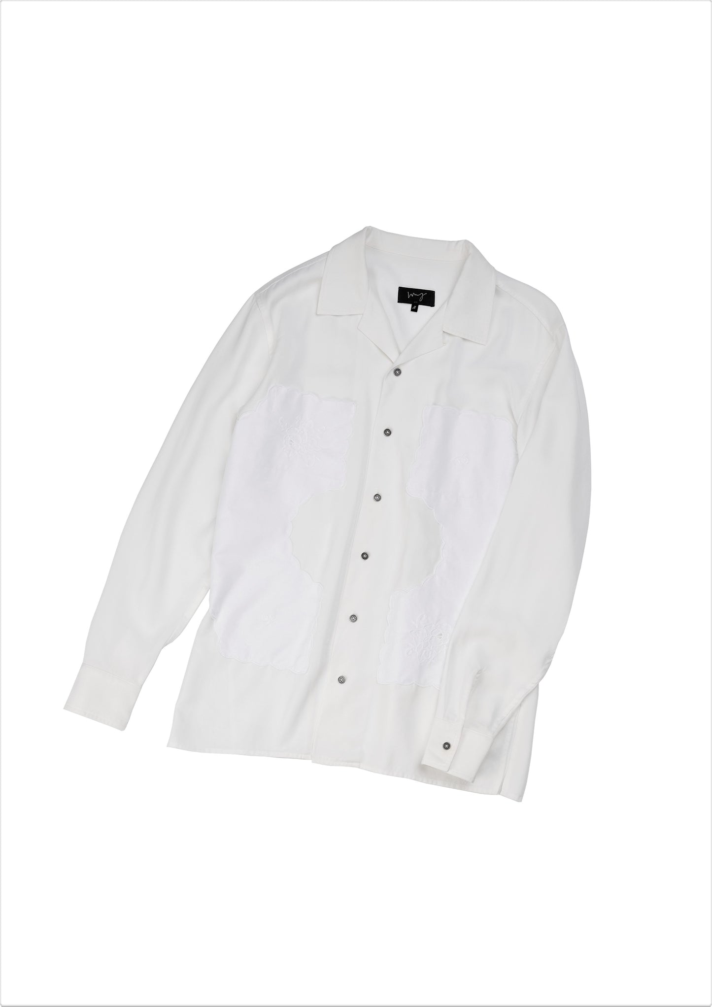Tablecloth patched shirt