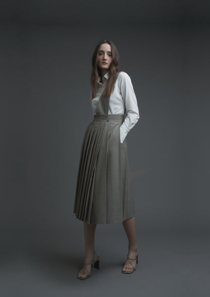 Uniform pleated skirt