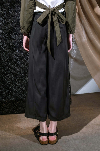 Kung fu 3 way pants in grey stripes