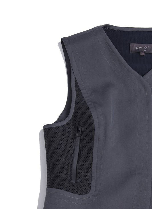 Archery formal mini vest in grey (LAST ONE)