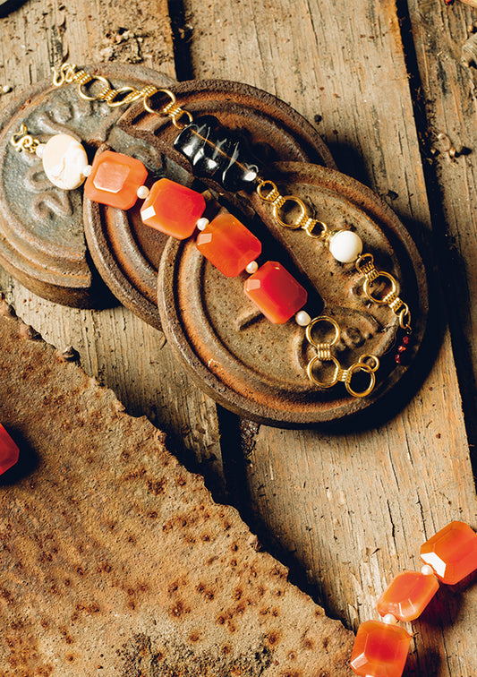 Carnelian symbolism bracelet